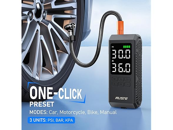 NUSTE Tire Inflator Portable Air Compressor