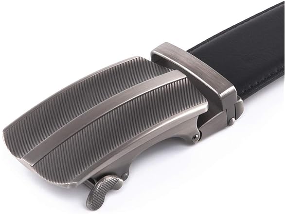 GIOVANNI VANNINI Ratchet Leather Belt