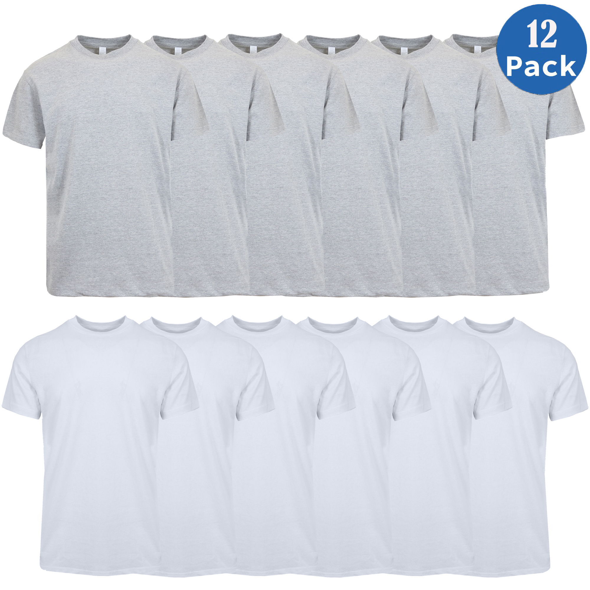 Heavyweight S/S Crew Neck Tees 6, 12, OR 18Pk - Gallery 20