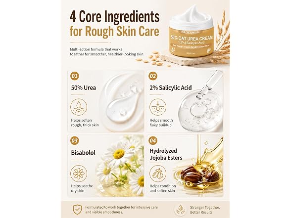 Grocerism 50% Oat Urea Foot Cream