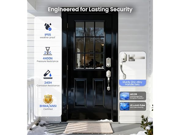 Veise VE017-H 8-in-1 Fingerprint Lock