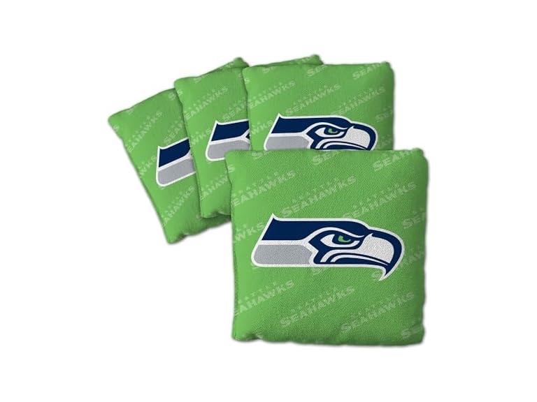 SEAHAWKS Cornhole Bags 4pk