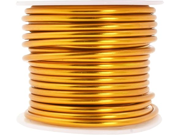 Craftwire Aluminum Wire 12 Gauge Gold 60 FT