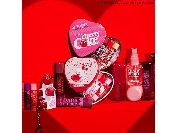 Lip Smacker Heart Tin Lip Balm Trio