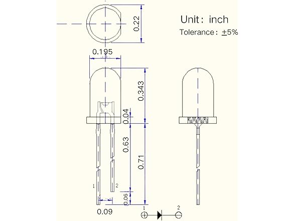 KKEANIC LED Diode Light
