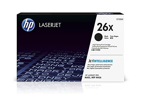 hp hp cf226x HP 26X Black High-yield Toner Cartridge bla