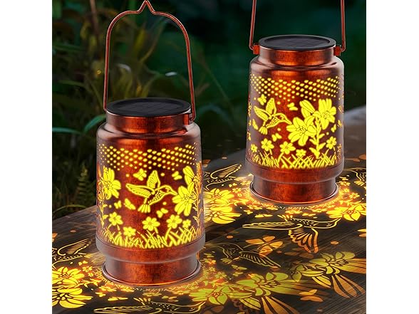KagoLing Solar Lanterns Hummingbird 2PC