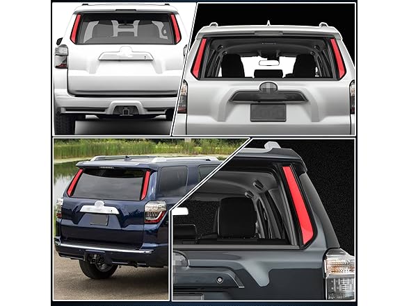 Red LED Rear Trunk Pillar Tail Light