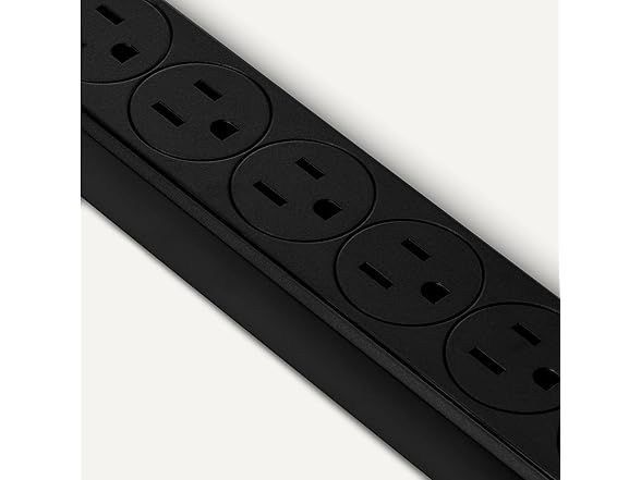 (2 PACK) AmazonBasics 6-Outlet 2FT Surge Protector Power Strip