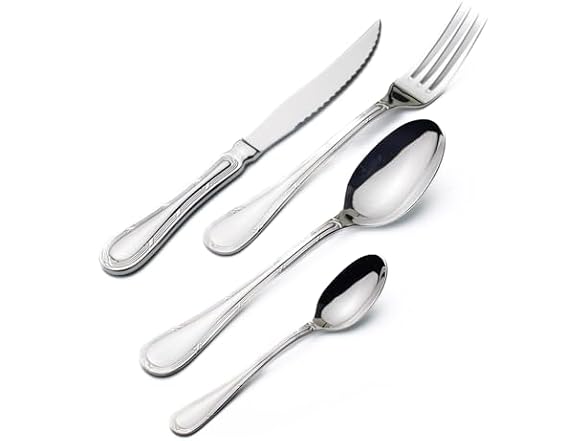 VIVANI 16Pc Stainless Steel Silverware Set