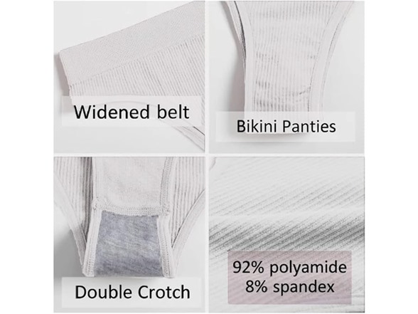 Talmont Seamless Ribbed Bra & Panty Set