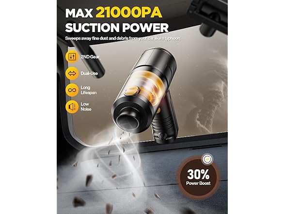 Handheld Vacuum Cleaner 21000Pa