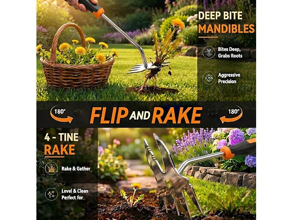 Aokala GAR-16 2-in-1 Weed Puller Tool