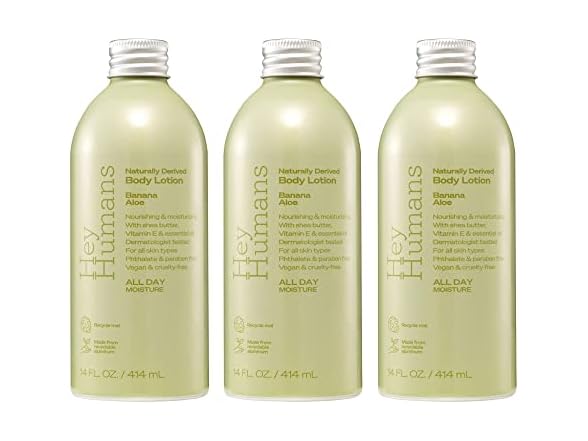 3 Pack Body Lotion - Banana Aloe