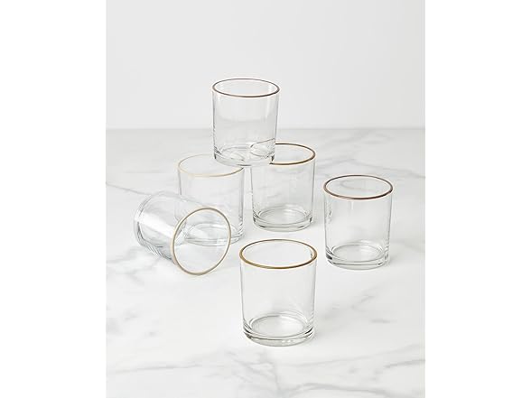 Oneida Glassware, 24 Sever Sunbaked Medium Tumbler, Set of 6