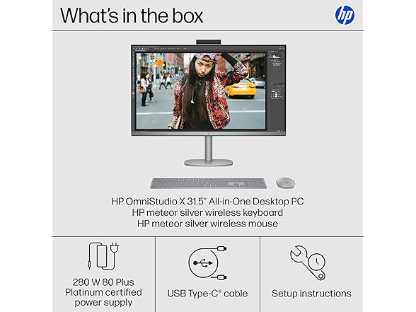 HP OmniStudio X 32-c1010 31.5" AIO