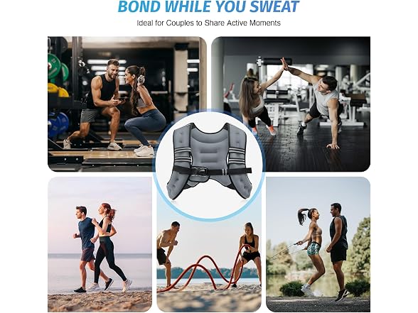 ZELUS Grey Reflective Weighted Vest 12lb