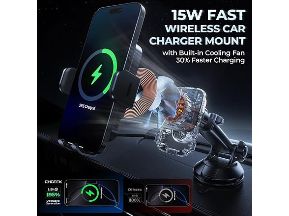 CHGeek Wireless Charger Phone Holder