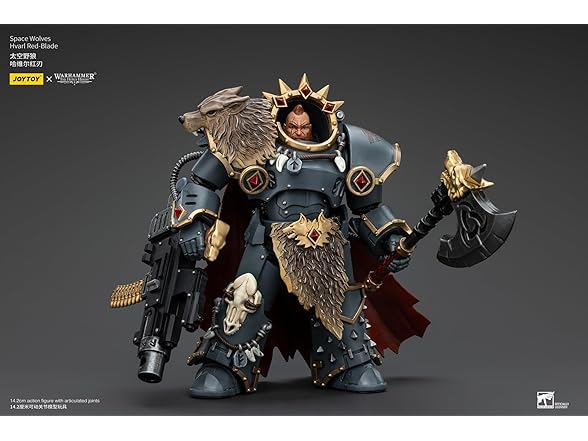 Space Wolves Hvarl Red-Blade Figure