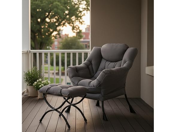 Lazy Chair with Ottoman