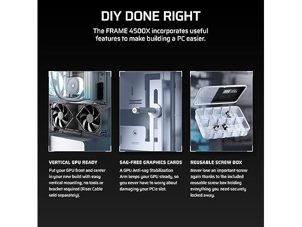 CORSAIR Frame 4500X RS Reverse Fan ARGB Mid-Tower