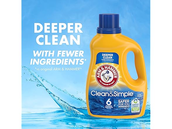 Arm & Hammer Clean & Simple, 25 Loads Li