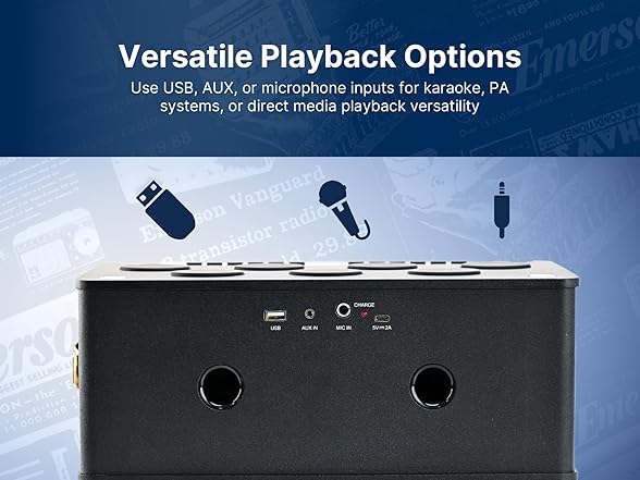 Emerson EDS-1000 Bluetooth Party Speaker