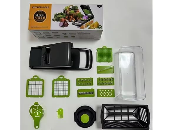 Kitchen ideas Veggie slicer 16 pieces
