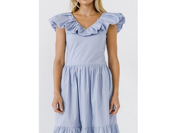 English Factory Women (M) Dress Powder Blue