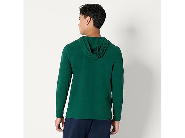 AE Mens Athletic Lt QtrZip Hoodie LS Top