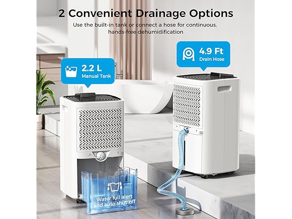 TRAZICO 4,000 Sq.ft Dehumidifier for Basement - Gallery 4
