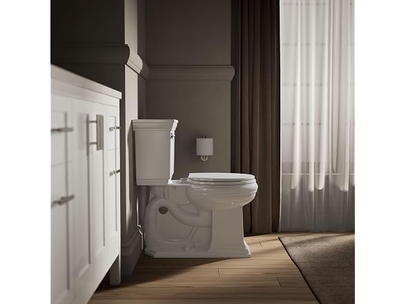 KOHLER K-4775-0 Brevia Round Toilet Seat with Quic