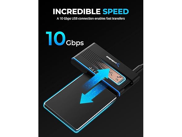 USB 3.2 Type C M.2 PCIe SSD & HDD Converter