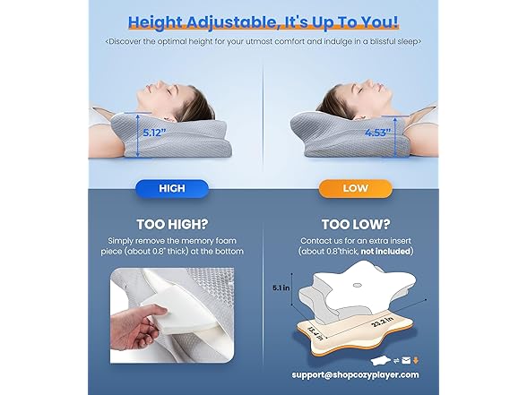 Cozyplayer Pain Relief Cooling Pillow