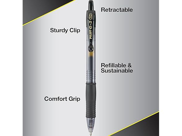 Pilot G2 Premium Gel Roller Pens, Bold