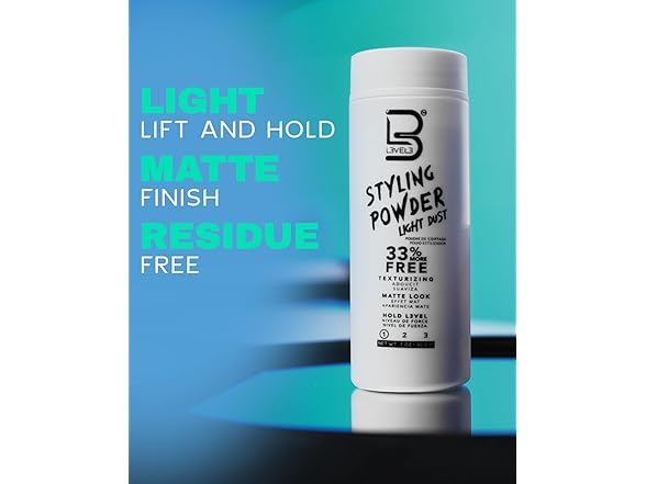 Level 3 Styling Powder, Light Hold, 1 oz, 2 Pack