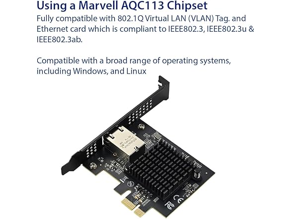 Single Port 10 Gigabit Ethernet PCI-e x1 Network Card