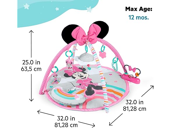Bright Starts Minnis Mouse Activity Gym