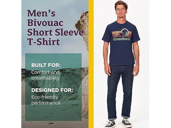 Marmot Bivouac Tee Navy (M)