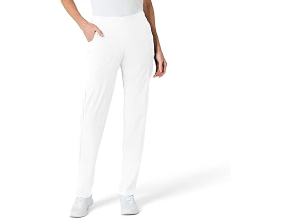 WonderWink Cargo Pant (LT) White