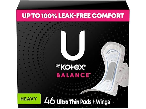 U Kotex Balance Ultra Thin Pads Wings Heavy