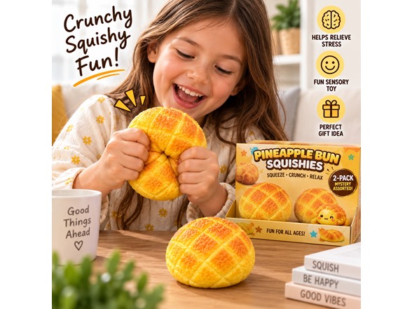 Pineapple Bun Crunch Squishy