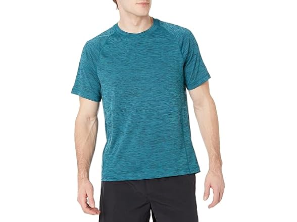Amazon Essentials Quick-Dry UPF 50 Tee, Teal (XS)