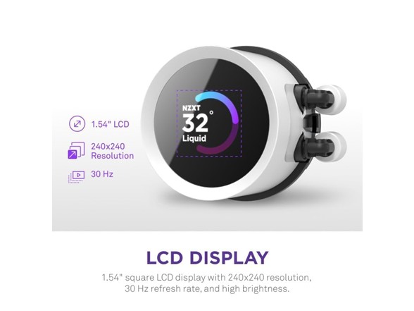NZXT 360mm AIO CPU Liquid Cooler