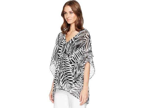 Nydj Women (XS) Chiffon Caftan Popover