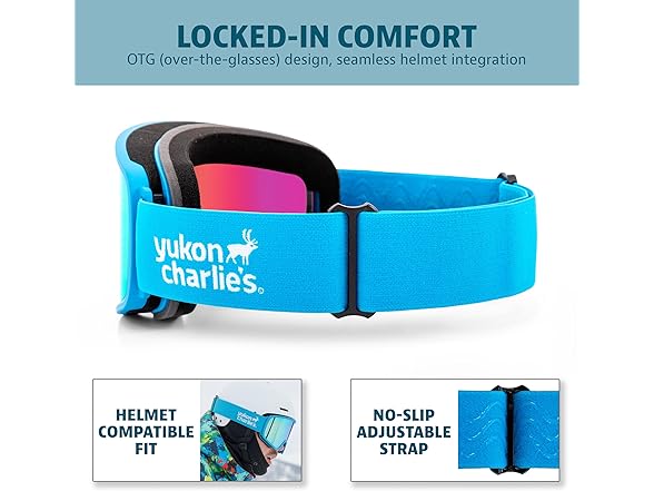 Yukon Charlie's Headwall Adult Snow Goggles