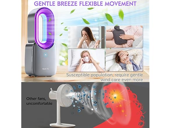 Misby Rechargeable Desk Fan