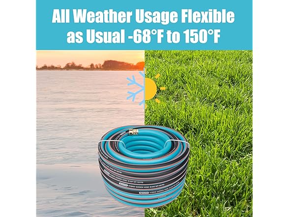 Kitys Fatch Flexible Garden Hose | 50ft | 5/8"