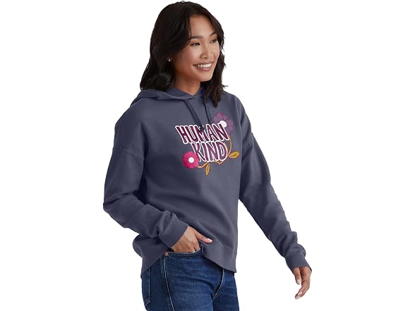 Hanes Women Originals Garment Hoodie - Gallery 3