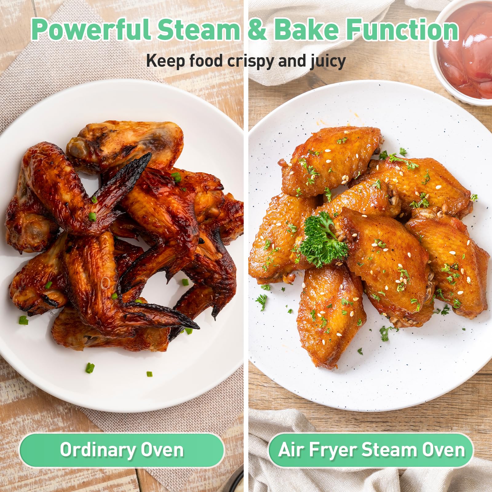 Secura Multifunction Air Fryer Steam Oven - Gallery 7